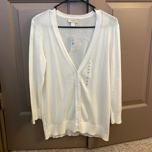 White loft cardigan